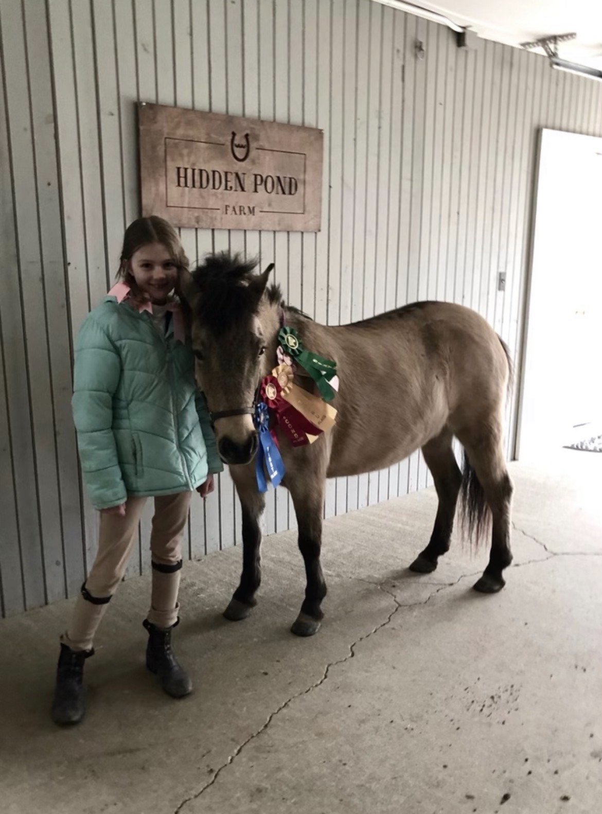 Hidden Pond Farm ribbons